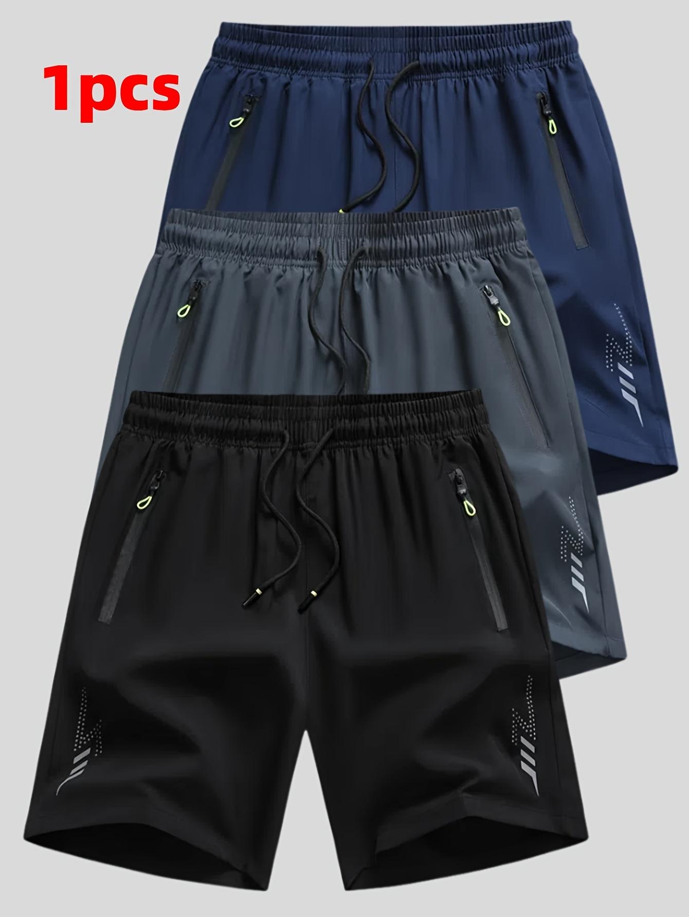 Short masculino de verão, casual esportivo, short respirável de secagem rápida para corrida, fitness, ciclismo, caminhada, natação e uso ao ar livre. Categoria: short masculino casual esportivo