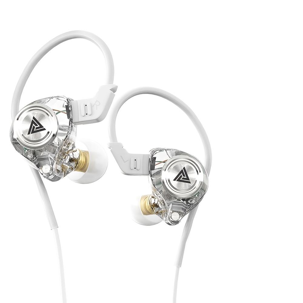 Fones de Ouvido com Fio QKZ FiLe Originais com Microfone, Subwoofer HIFI, Cancelamento de Ruído, para Jogos, Esportes, Música e Monitoramento