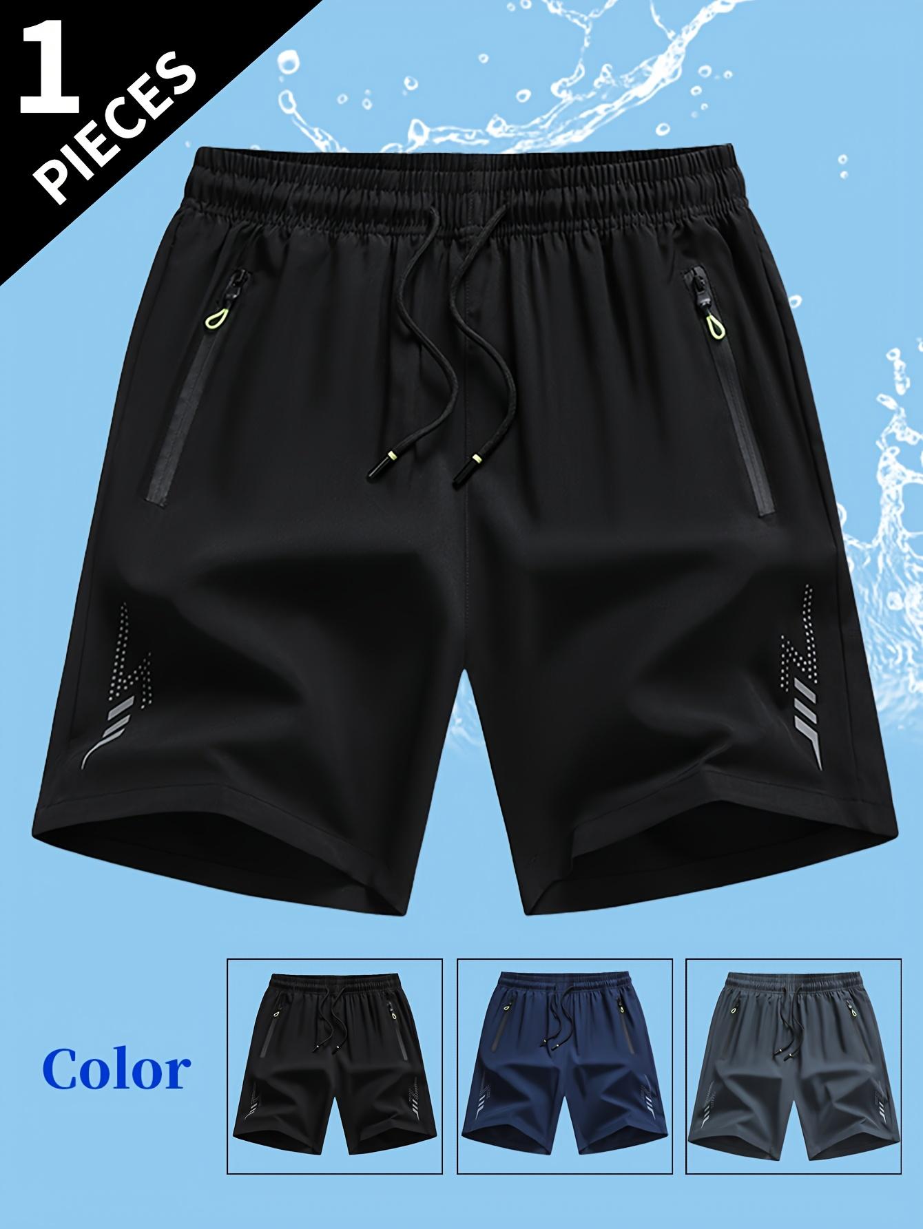 Short masculino de verão, casual esportivo, short respirável de secagem rápida para corrida, fitness, ciclismo, caminhada, natação e uso ao ar livre. Categoria: short masculino casual esportivo