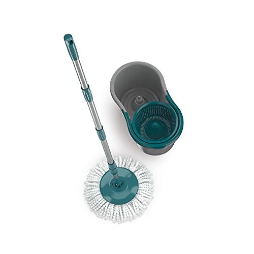 Flash Limp - Mop Giratório Fit, Balde 8 litros - MOP5010 - ABS Cinza
