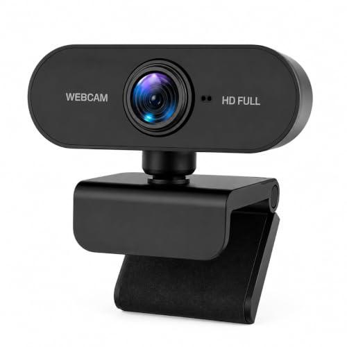 Webcam Full HD 1080P com Microfone Foco Automático USB Plug e Play
