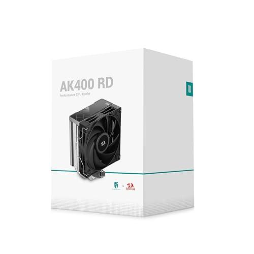 Air Cooler GamerStorm X Redragon AK400 RD Preto 4 Heatpipes Fan 120 mm R-AK400-BKNNMD-AJG
