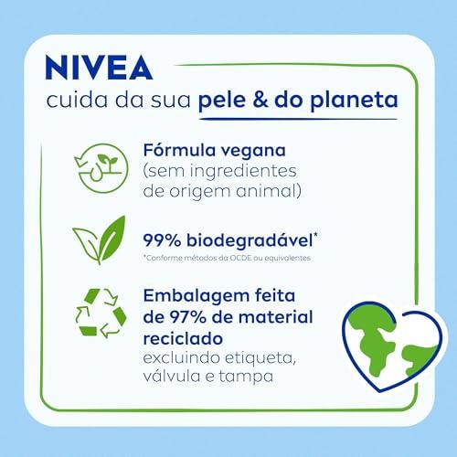 NIVEA Loção 2 em 1 Leite de Limpeza Facial + Tônico Refrescante 200ml, Limpeza Profunda, Remove Impurezas, Tonifica, Vitamina E