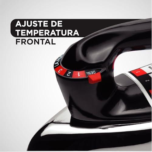 BLACK+DECKER Ferro de Passar Roupa a Seco VFA1110TM2 1100W Preto 110V