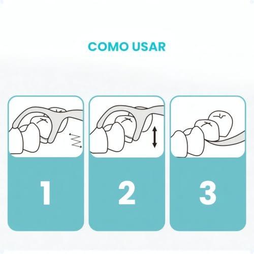Fio Dental com Haste 2 em 1 Macio e Resistente Kit com 50 Unidades Portáteis para Limpeza Bucal Profunda Antideslizantes e Higiênicas Ideal para Viagens e Uso Diário Premium