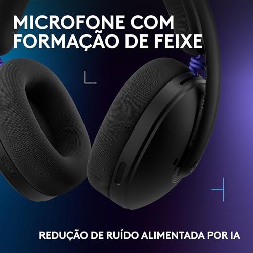 Headset Gamer Sem Fio Logitech G325, Bluetooth, Confortável, Microfone com redução de ruído, Bateria de longa duração. Compatível com PC, PlayStation, Nintendo Switch 1 e Switch 2– Preto