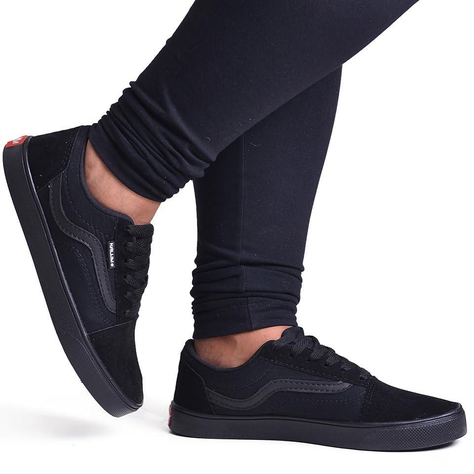 Tenis Cano Baixo Skate Kalum Academia Unissex Leve Confortavel Old School Clássico