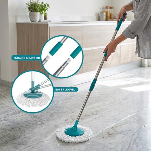 Flash Limp - Mop Giratório Fit, Balde 8 litros - MOP5010 - ABS Cinza