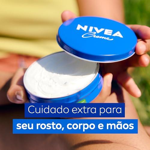 NIVEA Creme Hidratante Lata 29g, Hidratação Profunda 24h, Corporal, Uso Diário, Multibenefícios, Todas as Peles