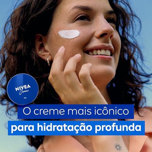 NIVEA Creme Hidratante Lata 29g, Hidratação Profunda 24h, Corporal, Uso Diário, Multibenefícios, Todas as Peles