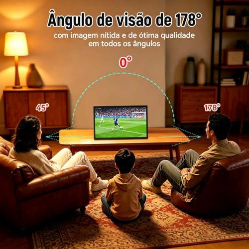 Monitor Portatil para Notebook 15.6" FHD IPS Ultra Fino 1080P