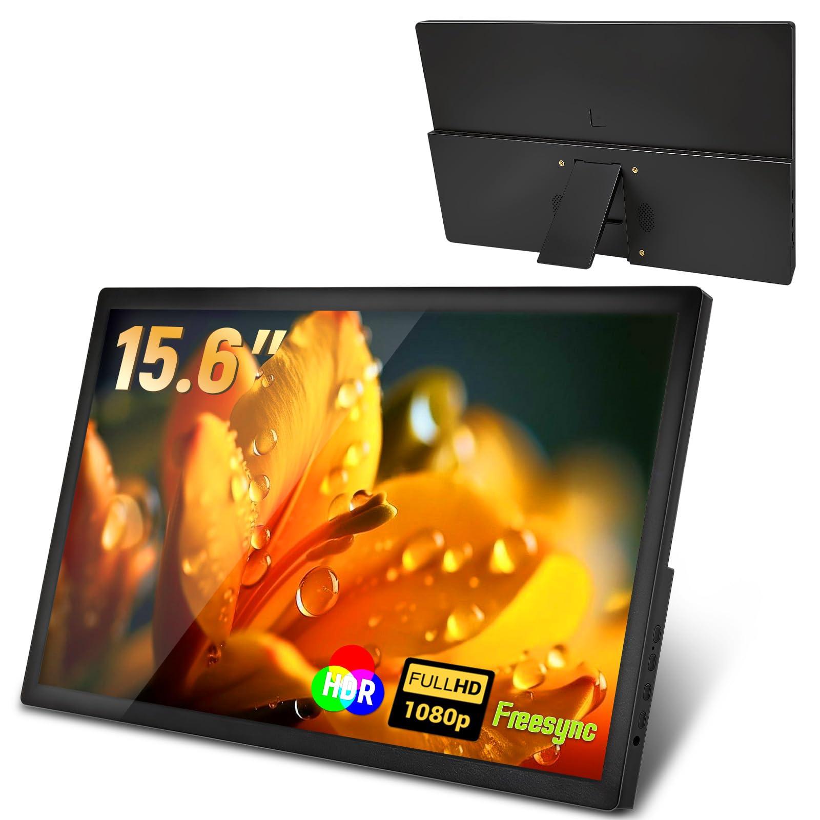 Monitor Portatil para Notebook 15.6" FHD IPS Ultra Fino 1080P