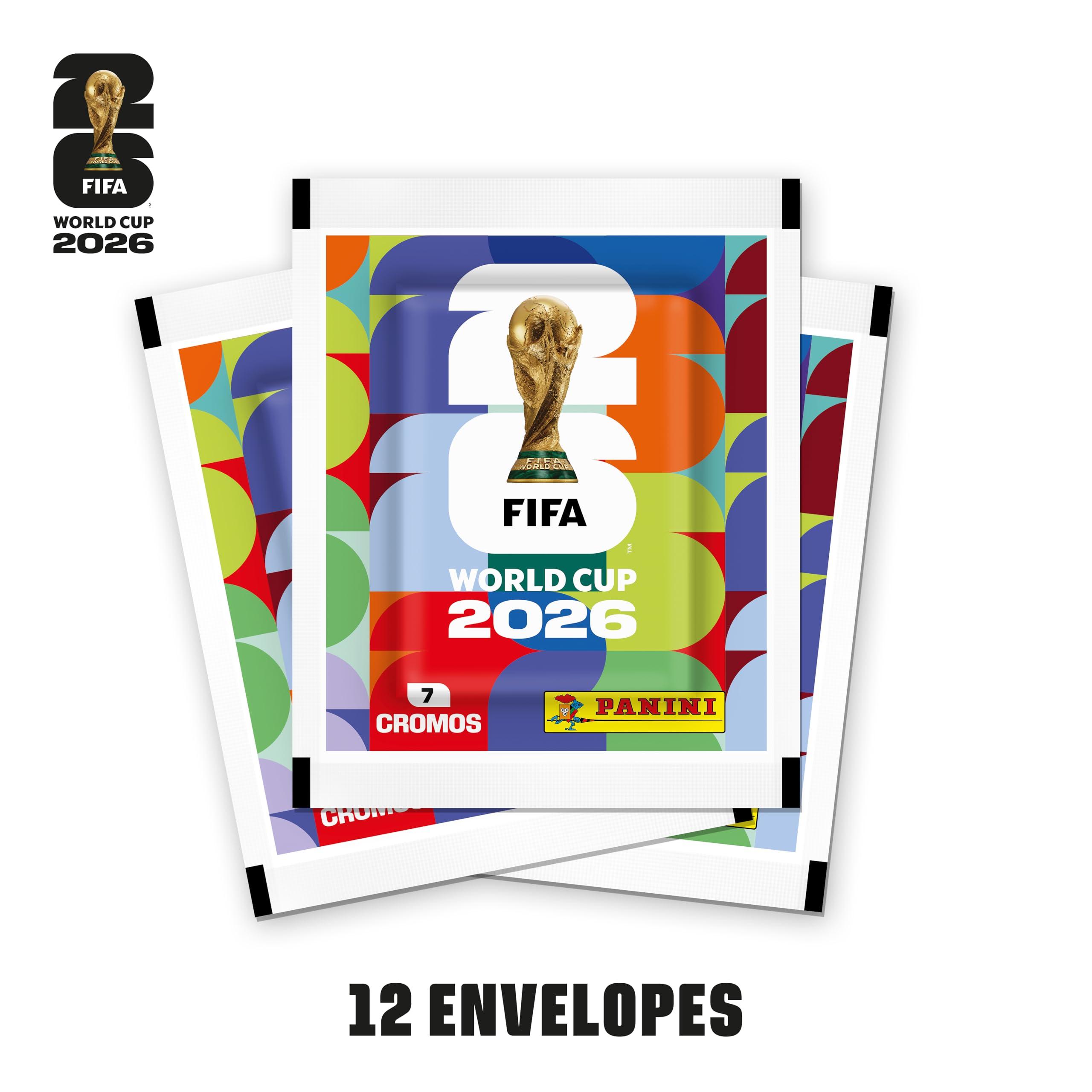 Copa do Mundo da FIFA 2026™ Kit com 12 Envelopes de Figurinhas FIFA WORLD CUP 2026™