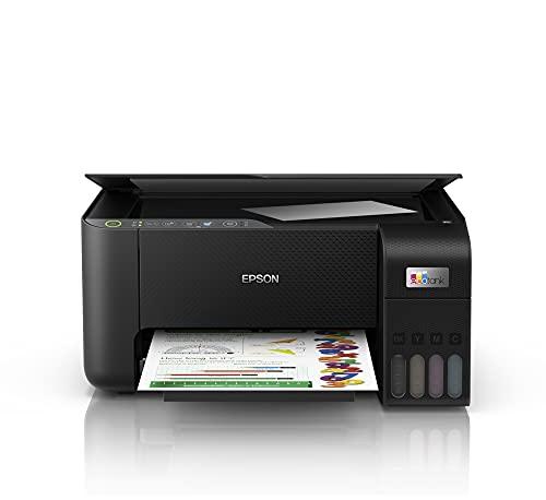 EPSON Multifuncional EcoTank L3250 - Tanque de Tinta Colorida, Wi-Fi Direct, USB, Bivolt, Preto