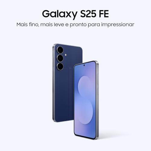 Celular Samsung Galaxy S25 FE 5G, 128GB, 8GB, Câmera Tripla - Jet Black