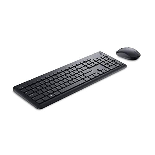 Combo Teclado e Mouse Sem Fio Dell KM3322W 1858, Receptor USB 2,4 GHz