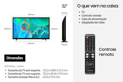 Samsung Smart TV 32" HD H5000F 2025
