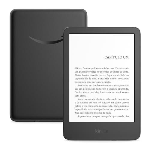 Kindle 16 GB (Geração mais recente) - Leve e compacto, com tela antirreflexo, trocas de página mais rápidas, luz frontal ajustável