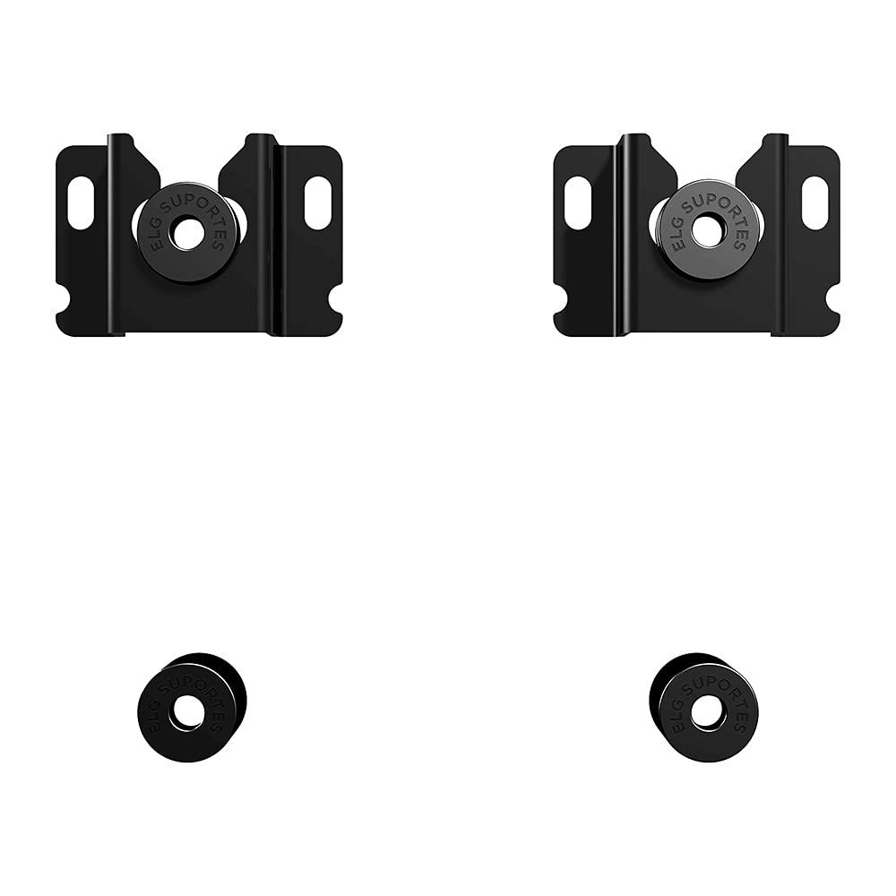 ELG GENIUS Suporte Fixo Universal de Parede Para TVs de 14” a 100”, Capacidade até 100 kg, Padrão VESA de 75x75 a 800x400mm, Preto
