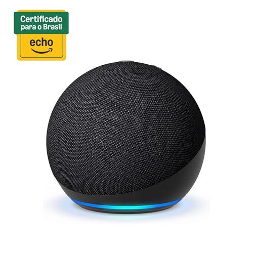 Echo Dot (Geração mais recente) - Smart speaker com Alexa, som vibrante e potente, Wi-Fi e Bluetooth, Preta, com Acesso Antecipado à Alexa+