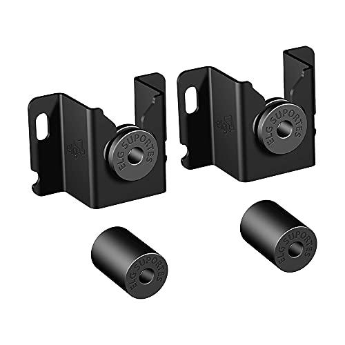ELG GENIUS Suporte Fixo Universal de Parede Para TVs de 14” a 100”, Capacidade até 100 kg, Padrão VESA de 75x75 a 800x400mm, Preto