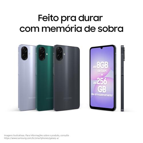 Celular Samsung Galaxy A07 128GB, 4GB, Câm. 50MP, Tela 6.7"- Preto