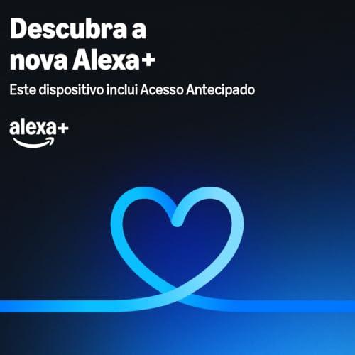 Echo Dot (Geração mais recente) - Smart speaker com Alexa, som vibrante e potente, Wi-Fi e Bluetooth, Preta, com Acesso Antecipado à Alexa+