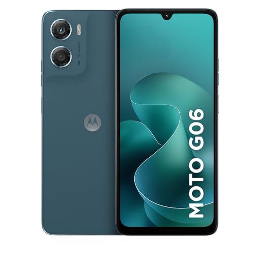 Smartphone Motorola Moto g06 128GB 12GB (4GB RAM + 8GB Ram Boost) e Câmera 50MP com AI, Bateria de 5200 mAh, Tela 6.9" - Azul Marinho
