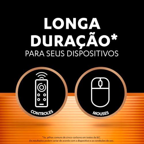 Duracell Pilhas Alcalinas AAA Palito Pack 4 Unidades