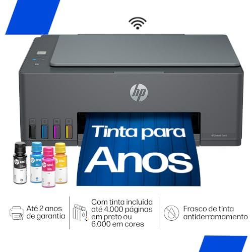 Impressora Multifuncional HP Smart Tank 589 Tanque de Tinta Colorida Wi-Fi, USB - Alta Economia - Copiadora e Scanner (5D1A8A)