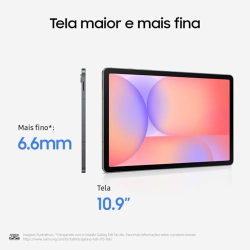Galaxy Tab S10 Lite, 128GB, Tela 10.9", WIFI, Cinza