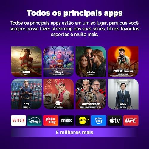 Roku Streaming Stick HD 2025 - Dispositivo de streaming para TV HD/FHD com controle remoto por comando de voz compatível com Alexa, Siri e Google