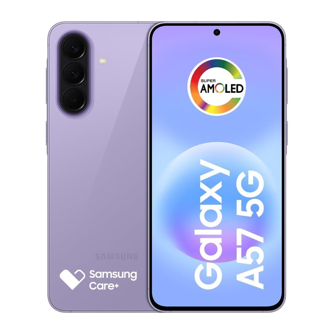 Celular Samsung Galaxy A57 5G 128GB, 8GB RAM, Câmera Tripla de até 50MP OIS, Selfie de 12MP, IP68, Tela Super AMOLED 6.7", NFC
