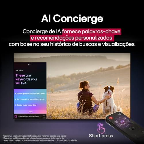 Smart TV LG AI 65" - 4K UHD α7 AI Processor 4K Gen8 webOS 25-65UA7500PSA