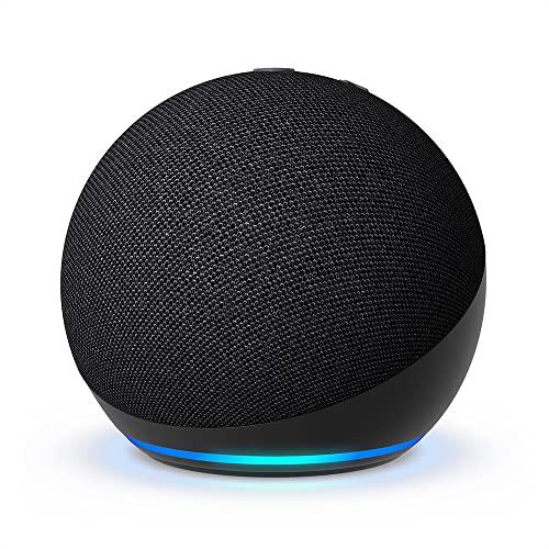Echo Dot (Geração mais recente) - Smart speaker com Alexa, som vibrante e potente, Wi-Fi e Bluetooth, Preta, com Acesso Antecipado à Alexa+