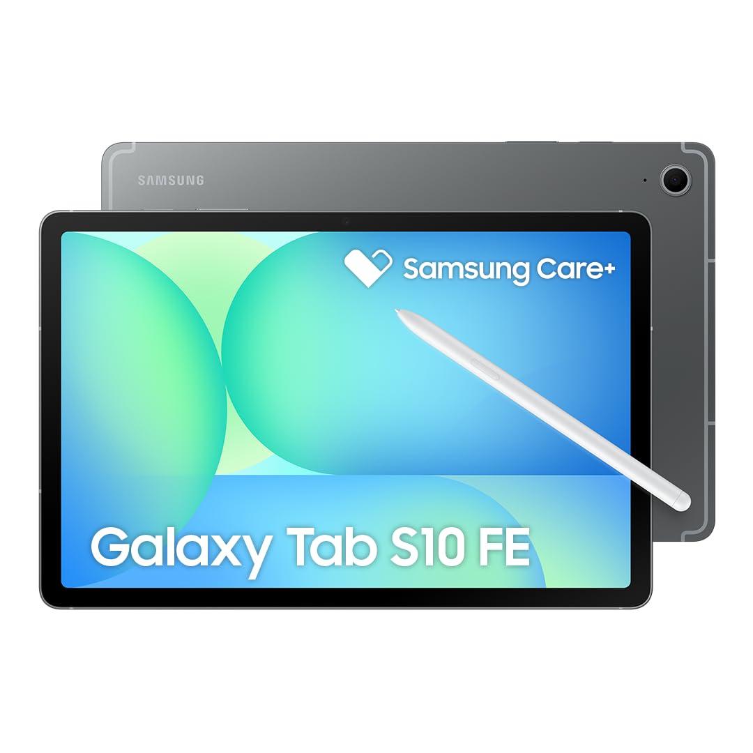 Tablet Samsung Galaxy Tab S10 FE, Cinza, 128GB, 8GB RAM, Tela Imersiva de 10.9" 90Hz, Câmera Traseira de 13MP