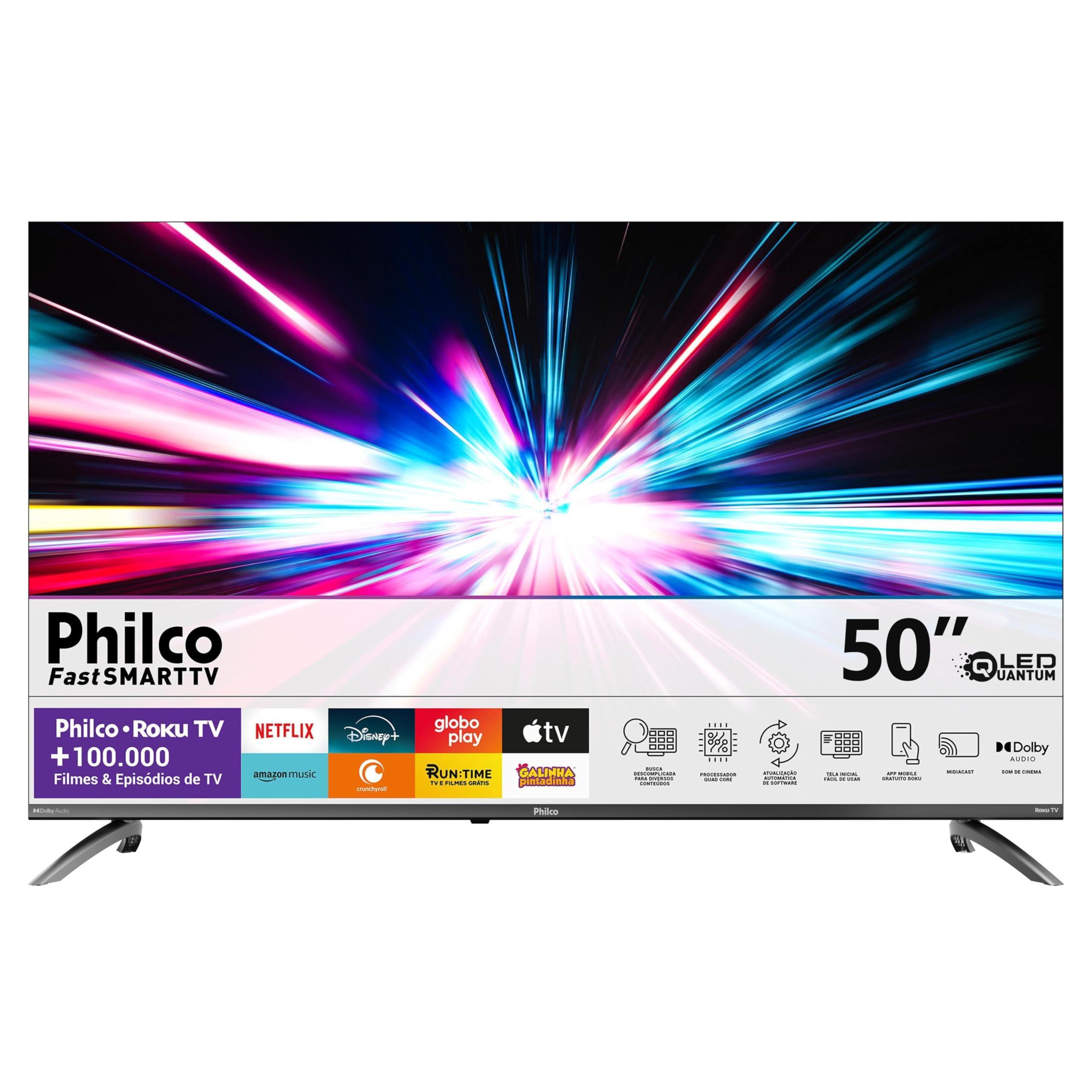 Smart TV 50” Philco P50CRB 4K LED Dolby Audio