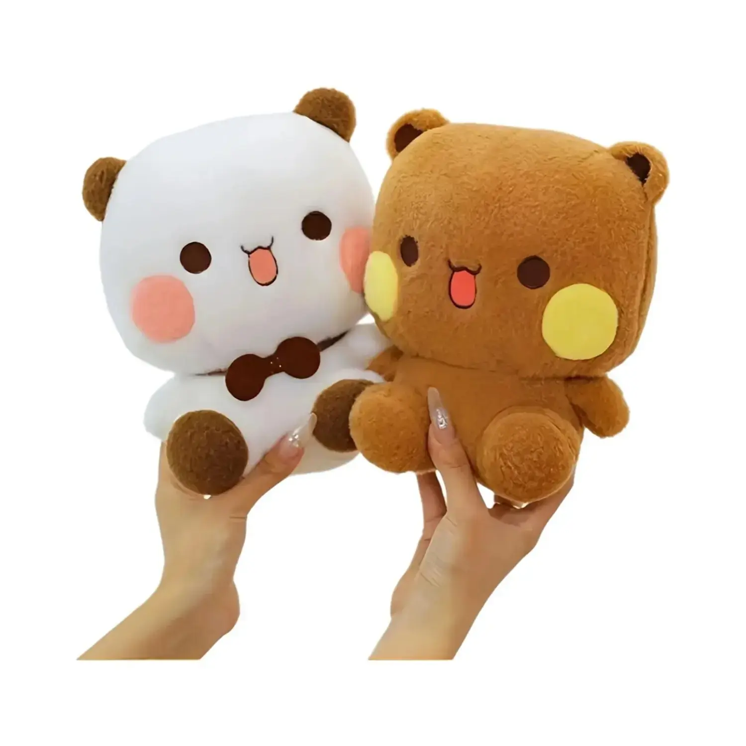 Brinquedos De Pelúcia Kawaii Bubu Dudu Panda Urso, Bonecos Macios Para Decoração De Casa E Cama