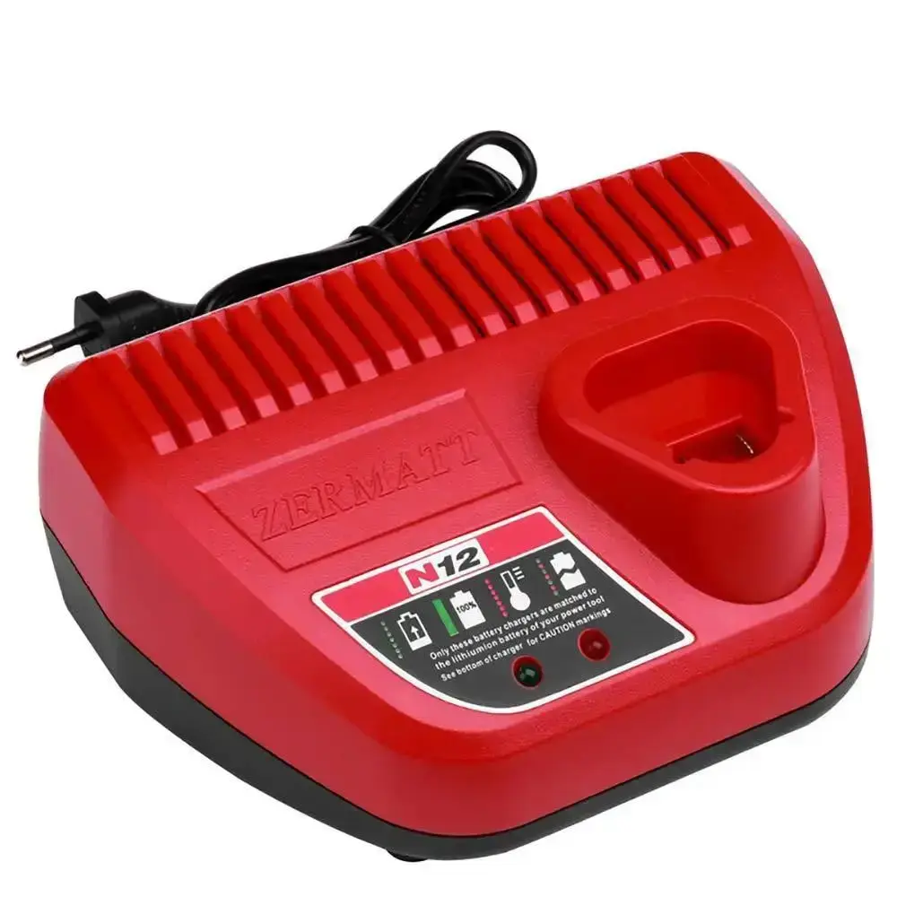 Carregador De Substituição Milwaukee M12 10.8V 12V 3A Li-ion De Alta Qualidade Com Corrente De