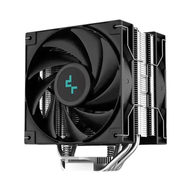 Cooler De CPU Com Ventilador Duplo De 120mm DeepCool AG400 plus 4 Tubos De Calor 220W Para LGA1700 - Coolcirc