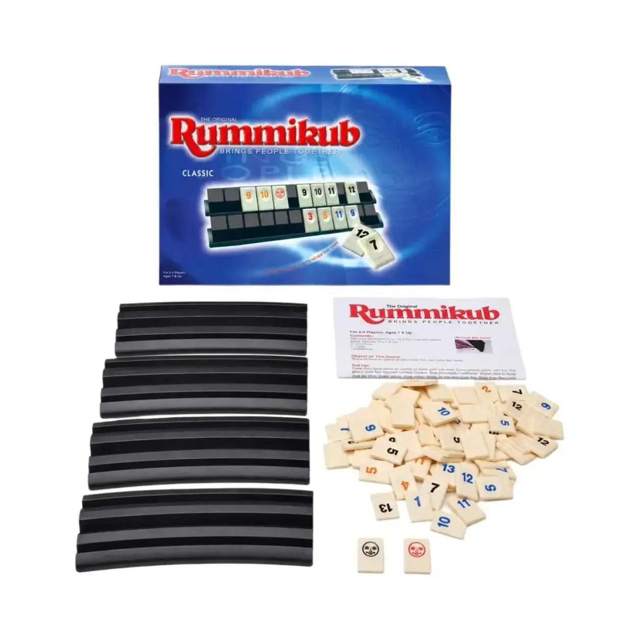 Jogo De Tabuleiro Clássico Rummikub Para Festas Em Família, Jogo De Estratégia Com Números - RCDRIFT